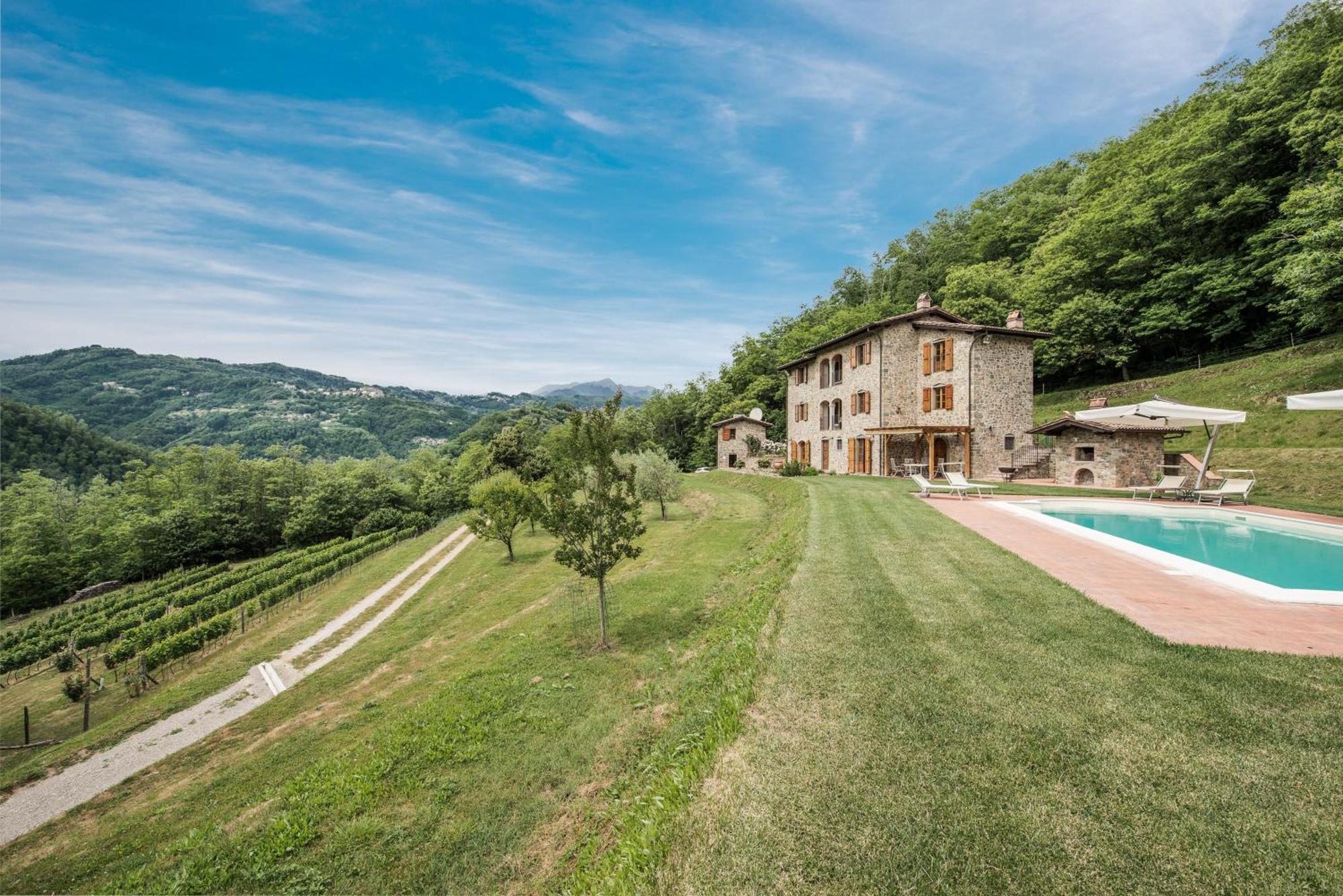 Villa Casa Bachella Bagni di Lucca Exterior foto