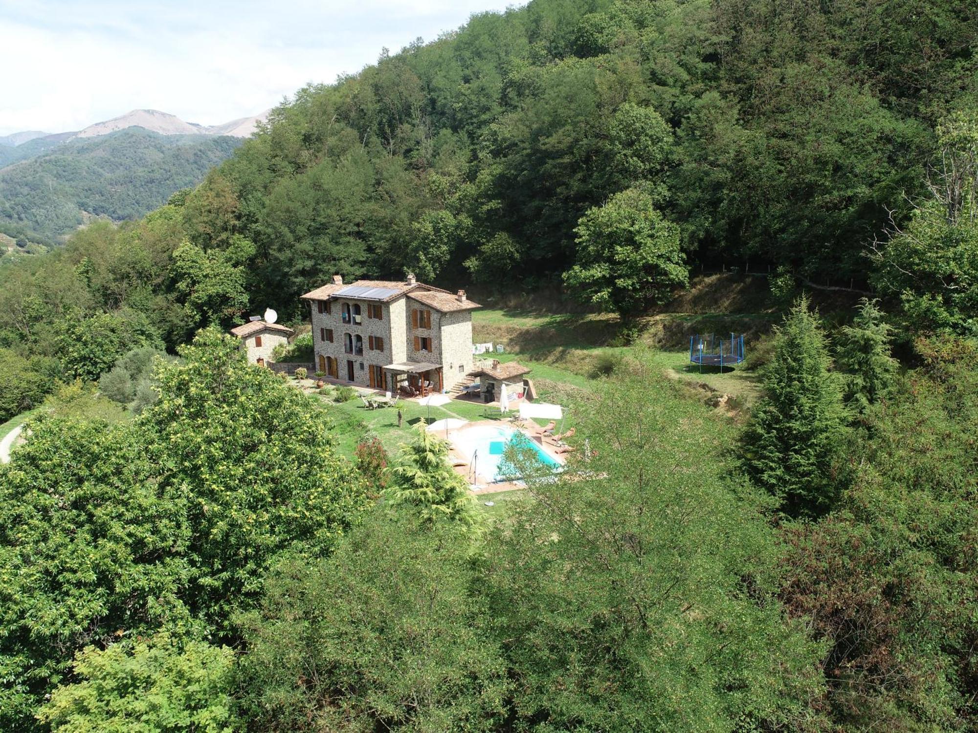 Villa Casa Bachella Bagni di Lucca Exterior foto